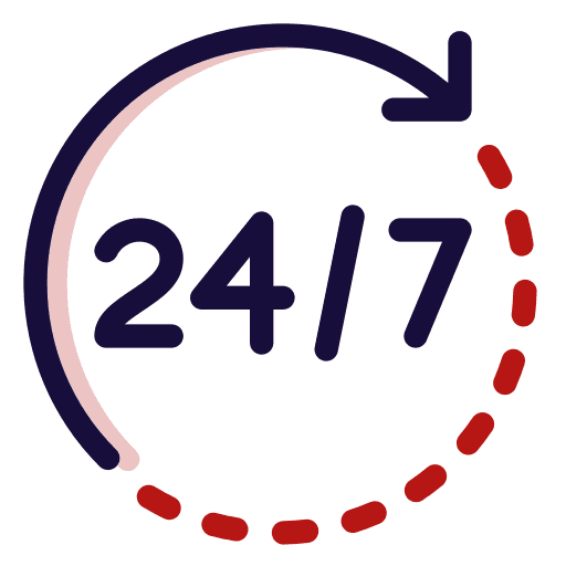 24/7 assistance
